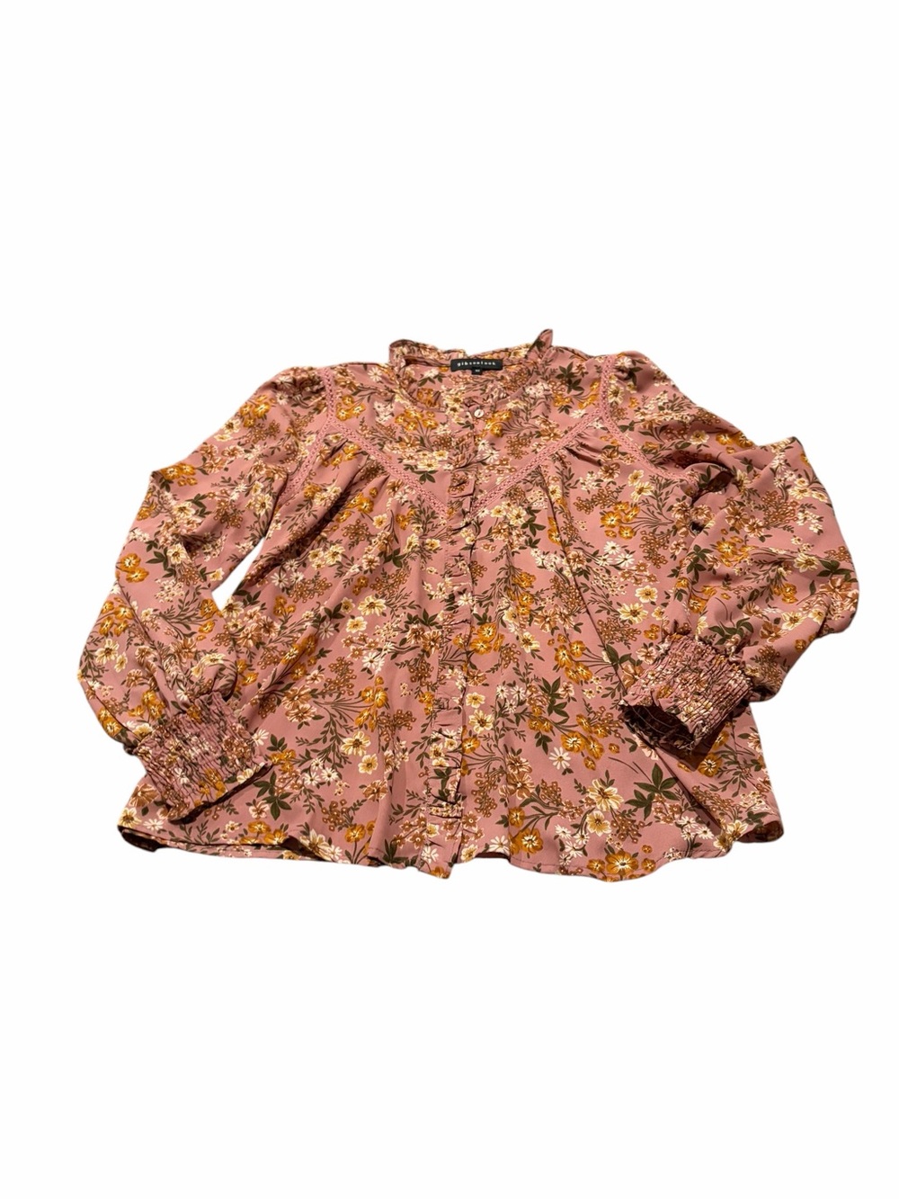 GIBSON LOOK floral blouse